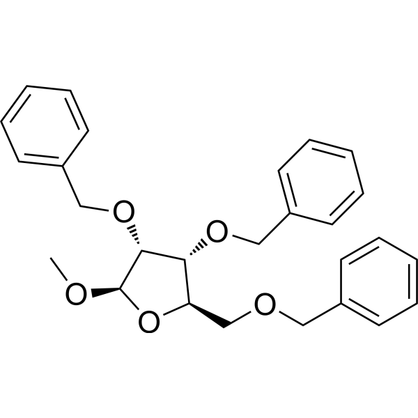 Methyl 2,3,5-tri-O-benzyl-β-D-ribofuranoside 55725-85-4